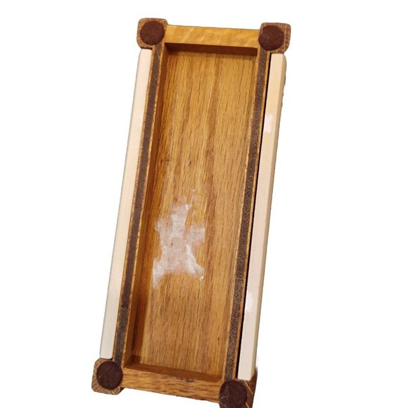 Vtg US Dept Of Interior & Agriculture Bird Duck Stamp Theme Wooden Napkin Holder - Picture 8 of 15